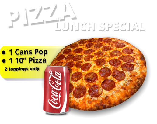 2 toppping lunch special