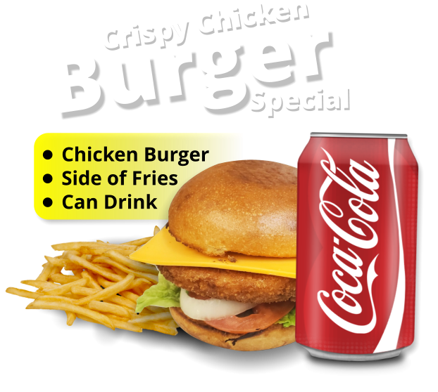 Crispy Chicken Burger Special